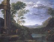 Landscape with Ascanius Shooting the Stag (mk17)